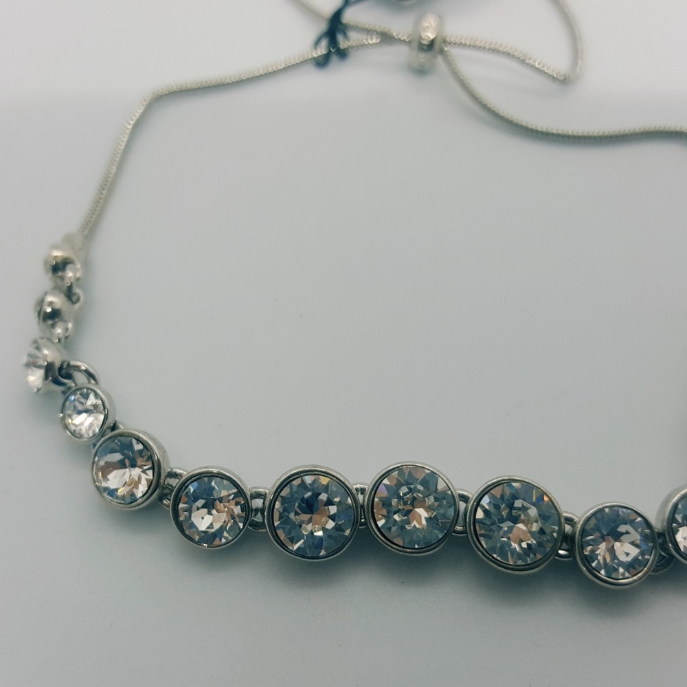 Givenchy crystal silver slider bracelet NEW! - Picture 3 of 6